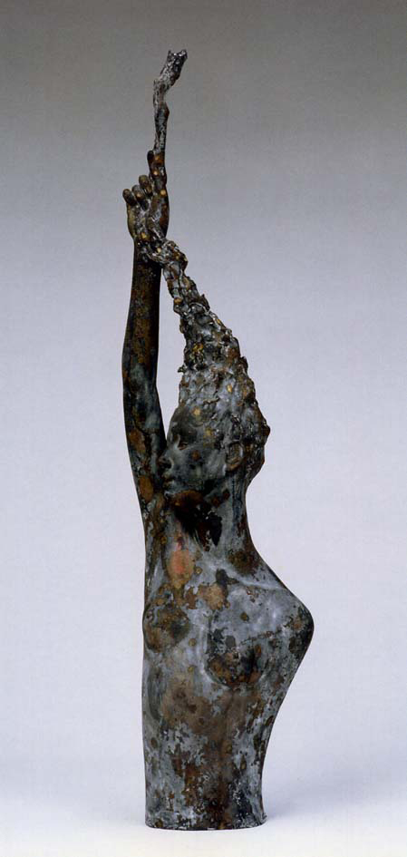 白い時のトルソ